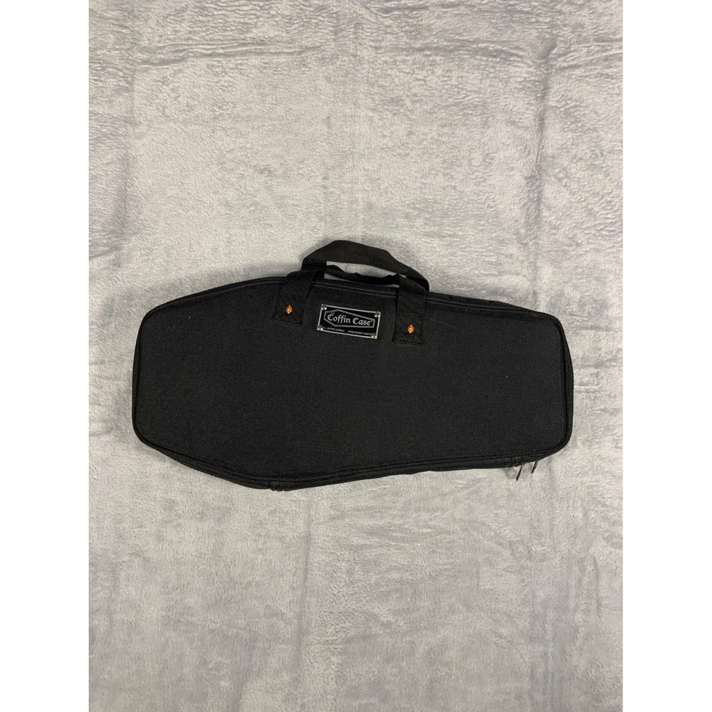 Coffin Case Drumstick Bag 18 inch Black Nylon Quilted Velvet Interior D388601